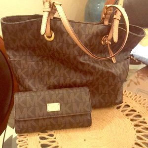Michael kors handbag and Wallet